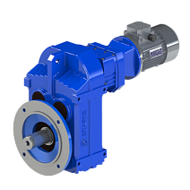 Мотор-редуктор комбинированный плоско-цилиндрический FFR-S57\37-452(10,11х44,73)-3,1-0,18-M1-AM63-MS-2081-4P sf=1,12
